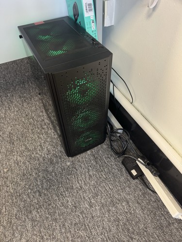 Gaming desktop and monitor - gaming, pc