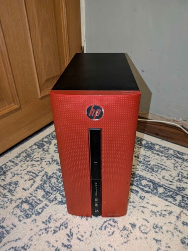Red gaming desktop - /,