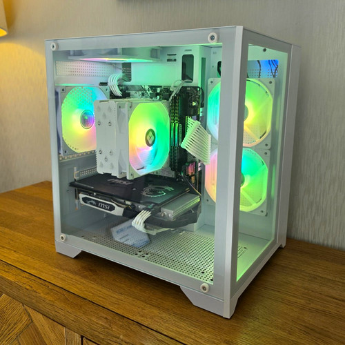 White gaming ryzen 5 3600 - white,