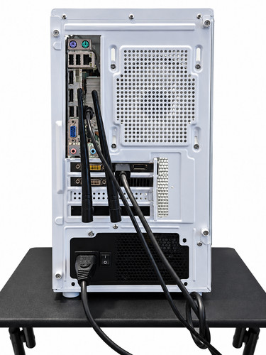 White rgb gaming - pc, gtx